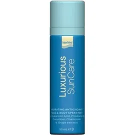 Intermed Luxurious Suncare Hydrating Antioxidant Face & Body Spray Mist 50ml