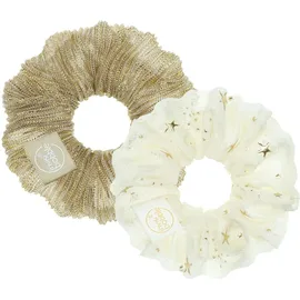 Invisibobble Sprunchie Duo Time to Shine Bring on the Night Λαστιχάκια Μαλλιών 2 Τεμάχια
