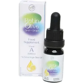 Retin Olive Oral Drops Συμπλήρωμα Διατροφής σε Σταγόνες με Βιταμίνη Α 5000iu με Γεύση Λεμόνι 9ml