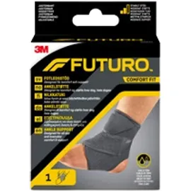 3M Futuro Ρυθμιζόμενη Επιστραγαλίδα Γκρι Comfort Fit Adjustable Ankle Support για Δεξί & Αριστερό Αστράγαλο Μέτριας Στήριξης 1 Τεμάχιο [04037]