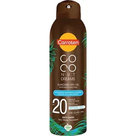Carroten Coconut Dreams Suncare Dry Oil SPF20 Αντηλιακό Ξηρό Λάδι Σώματος σε Μορφή Spray 150ml