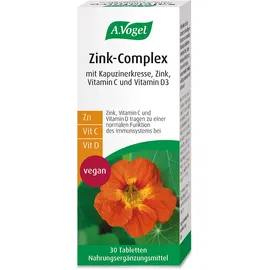 A.Vogel Zinc Complex Συμπλήρωμα Διατροφής για την Ενίσχυση του Ανοσοποιητικού Συστήματος 30 Ταμπλέτες