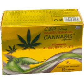 Medichrom Cannabis CBD 10mg Συμπλήρωμα Διατροφής για Τόνωση & Ευεξία του Οργανισμού 60 Κάψουλες