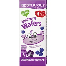 KIDDYLICIOUS ρυζογκοφρετα μυρτιλλο  Blueberry Wafers,  6+m , 20gr