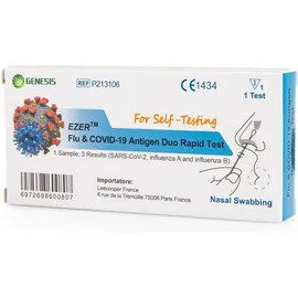 Genesis Ezer Flu & Covid-19 Antigen Rapid Test 1τμχ