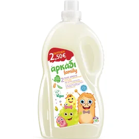 Αρκάδι Family Υγρό Πλυντηρίου Ρούχων Με Λευκό Σαπούνι (3lt) 50μεζ. (-€2,50)