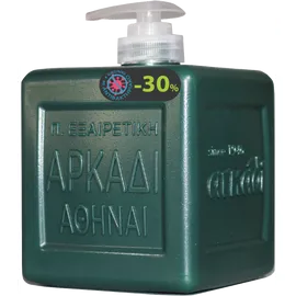 Αρκάδι Αντιβακτηριδιακό Κρεμοσάπουνο Πράσινο Σαπούνι Με Αντλία 500ml (-30%)