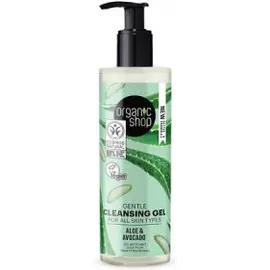Organic Shop Gentle Cleansing Avocado & Aloe Gel 200ml