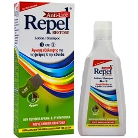 Uni-Pharma Repel Anti-Lice Restore Lotion / Shampoo 200g