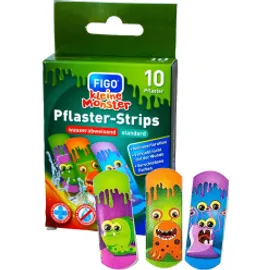 FIGO Pflaster-Strips Monsters 10τμχ