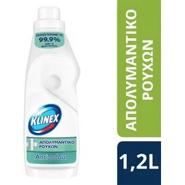 Klinex Anti-Odour, Υγρό Απολυμαντικό Πλυντηρίου Ρούχων, 15μεζ. 1,2lt