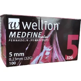 WELLION Medfine Plus Needles 5mm 32G 100τμχ