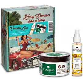 Messinian Spa Promo Box Coconut Love Hair & Body Mist Coconut-Heliotrope-Vanilla 100ml & Body Yogurt Hemp & Coconut 250ml