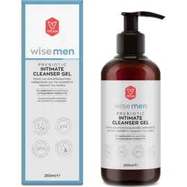 Vican Wise Men Prebiotic Intimate Cleanser Gel Για την ευαίσθητη περιοχή του άνδρα με πρεβιοτικά και καινοτόμο αντιμικροβιακό παράγοντα 250ml