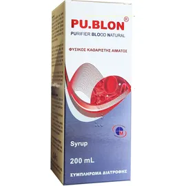 MEDICHROM Pu.Blon Syrup Φυσικός Καθαριστής Αίματος 200ml
