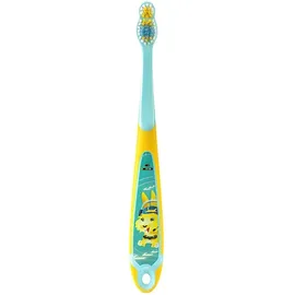 JORDAN Step by Step Toothbrush 6-9 years Soft, Σιέλ - Κίτρινο