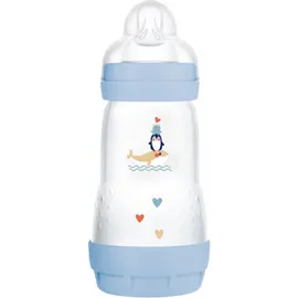 MAM Μπιμπερό Πλαστικό Easy Start™ Anti-Colic 2m+ 260ml Χρώμα Γαλάζιο, 1τμχ