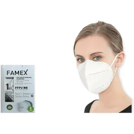 Famex Μάσκα Προστασίας FFP2 Particle Filtering Half NR σε Λευκό χρώμα 1200τμχ