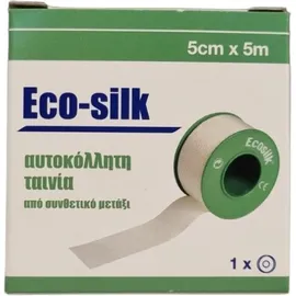 AlfaCare Eco-Silk 5cm X 5m Adhesive Tape From Synthetic Silk 1 Item