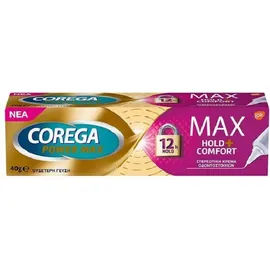 Corega Power Max Hold & Comfort Στερεωτική Κρέμα Τεχνητής Οδοντοστοιχίας 40gr