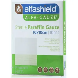 Karabinis Medical Alfashield Αποστειρωμένες Γάζες Παραφίνης 10x10cm 10Τεμάχια