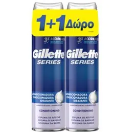 Gillette Series Αφρός Conditioning Ξυρίσματος (200+200ml)