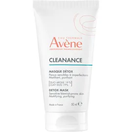 Avene Cleanance Detox Mask 50ml Μάσκα Αποτοξίνωσης που Προσφέρει Ματ Αποτέλεσμα και Εξυγιαίνει
