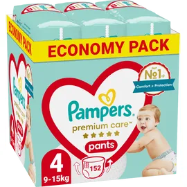Πάνες Pampers Premium Care Pants Economy Pack Νo4 (9-15kg) 152τεμ