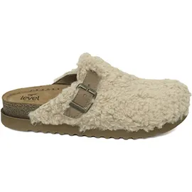 Level Anatomic 05-4049 Γυναικείες Παντόφλες με Ρυθμιζόμενη Αγκράφα σε Μπεζ Χρώμα Nο.42