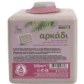 Αρκάδι Κρεμοσάπουνο Ενυδατικό Με Λευκό Σαπούνι Ανταλλακτικό 500ml
