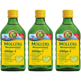 Moller`s 3 (Τρία) Μουρουνέλαιο (Cod Liver Oil) Natural Flavour 250ml
