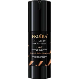 Froika Premium Silk Foundation Light Spf30, Make-Up για Φυσική Καλύψη με βιταμίνη C & Υαλουρονικό Οξύ 30ml