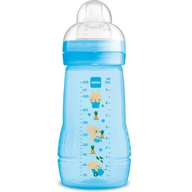 MAM - Easy Active Baby Bottle Πλαστικό Μπιμπερό Εύκολο στο Κράτημα 2m+ 360SB Μπλε 270ml