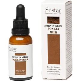 SOSTAR Mornin` Glow Donkey Milk Booster Προσώπου με Γάλα Γαιδούρας 30ml
