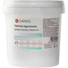 Chemco Calcium Hypochlorite, Υποχλωριώδες Ασβέστιο 1kg