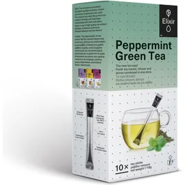 Elixir Peppermint Green Tea 10 Ράβδοι Τσαγιού 20gr