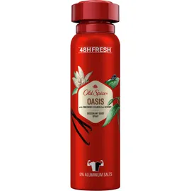 Old Spice Oasis Deodorant Body Spray 48h Fresh with Smoked Vanilla Scent 150 ml
