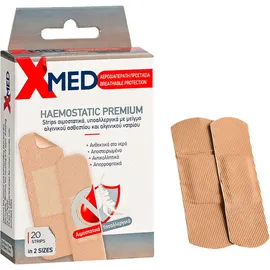 Medisei X-Med Haemostatic Premium, Aιμοστατικά Strips σε 2 μεγέθη 20 τεμάχια