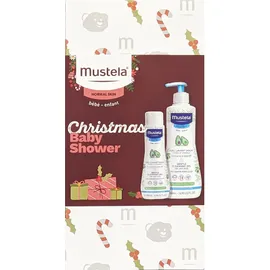 Mustela Promo Christmas Baby Shower Gentle Cleansing Gel Βρεφικό - Παιδικό Gel Καθαρισμού για Σώμα - Μαλλιά με Αβοκάντο Βιολογικής Καλλιέργειας 500ml & 200ml
