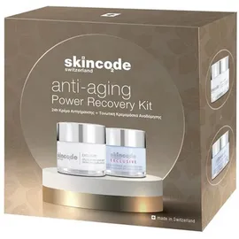 Skincode Anti-Aging Power Recovery Kit: Αντιγηραντική Κρέμα Ημέρας/Νύχτας 50ml & Μάσκα Ανανέωσης 50ml