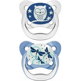 Dr. Brown`s Πιπίλα Νυκτός Prevent 0-6m Χρώμα Μπλε, 2τμχ