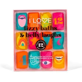 I Love Fizzy Bath & Belly Laughs Bath Bombs, 12x30gr