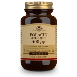 Solgar Folacin (Folic Acid) 400μg 100Tabs