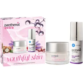 PANTHENOL EXTRA Σετ Youthful Skin, Day Cream SPF15 - 50ml & Face and Eye Serum - 30ml