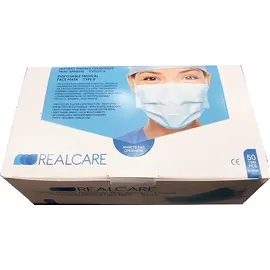 REAL CARE - Ιατρικές Μάσκες Προσώπου Μίας Χρήσης Tύπου II 50τμχ