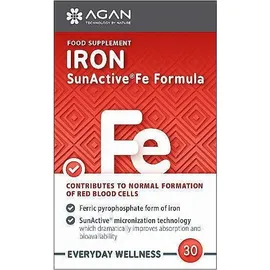 AGAN Iron Sunactive Fe Formula 30caps