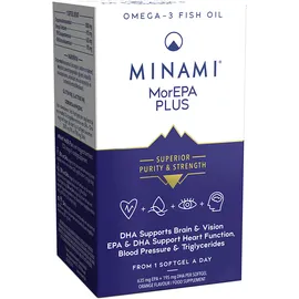 Minami MorEPA Plus Συμπλήρωμα Διατροφής Με Ωμέγα-3 Λιπαρά Οξέα 30 μαλακές κάψουλες Πορτοκάλι