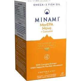 Minami MorEPA Move + Curcumin Συμπλήρωμα Διατροφής Με Ωμέγα-3 & Κουρκουμίνη 60 Μαλακές Κάψουλες
