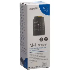 Microlife Soft Cuff Περιχειρίδα Μπράτσου Μ-L 22-32cm Γκρι Σκούρο 1 Τεμάχιο