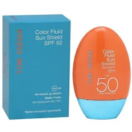 Time Eraser Color Fluid Sun Shield SPF50, Αντηλιακό Προσώπου Με Χρώμα 50ml